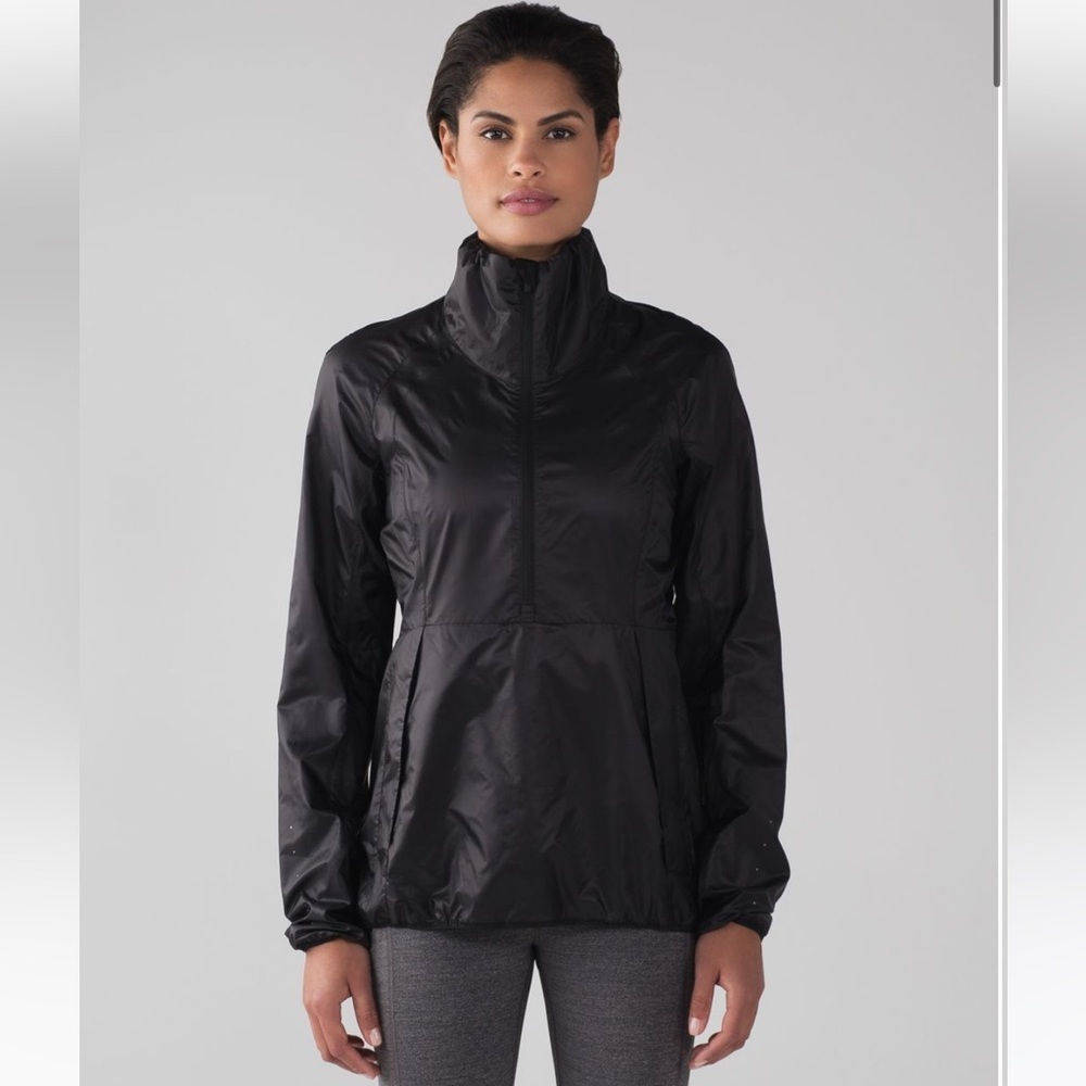 🖤 Lululemon Run With It Jacket Windbreaker – Size 12